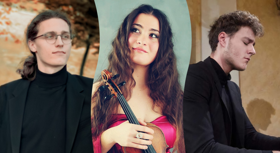 Trio concert by Anna Lilla Székely, Áron Rátkay & Attila Szaniszló
